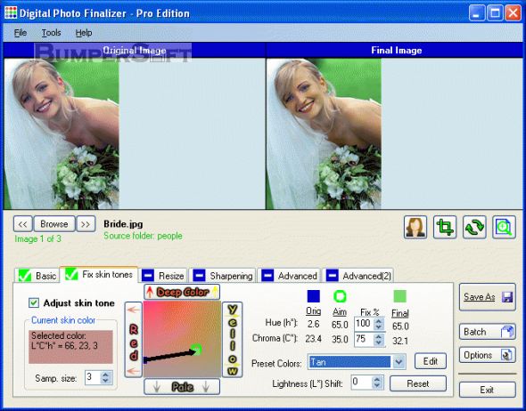 Digital Photo Finalizer Screenshot
