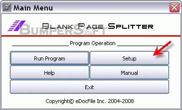 Blank Page Splitter Screenshot