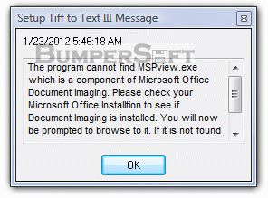 Tiff to Text III Screenshot