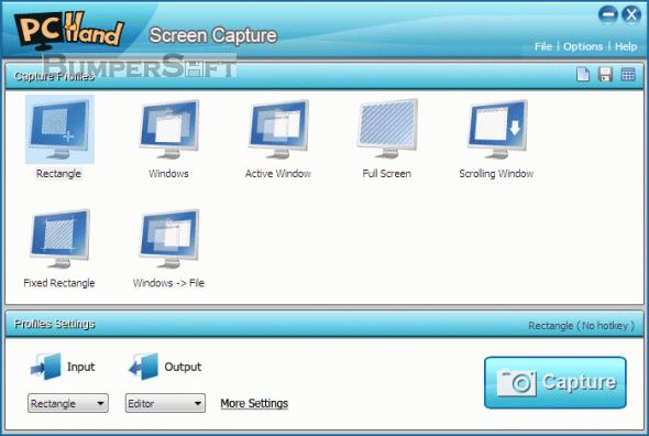 PCHand Screen Capture Screenshot