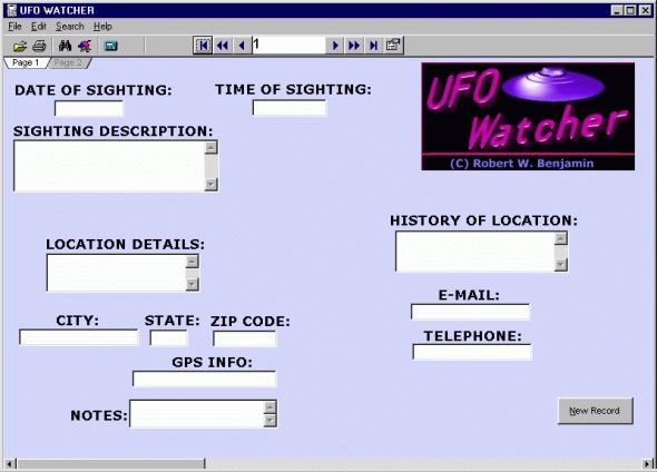 UFO Watcher Screenshot
