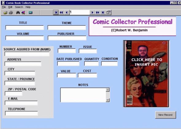 Comic Collector Professional Screenshot