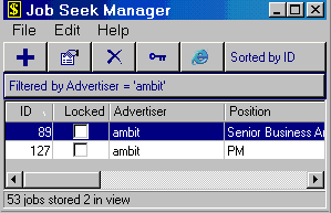 Job Seek Manager Screenshot