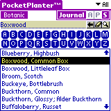PocketPlanter PocketPC Screenshot