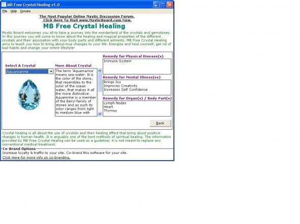 MB Free Crystal Healing Screenshot