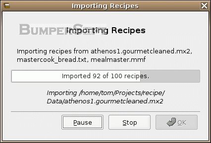 Gourmet Recipe Manager Screenshot