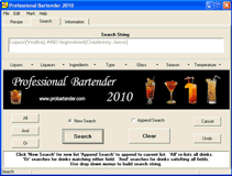Professional Bartender 2010 Screenshot