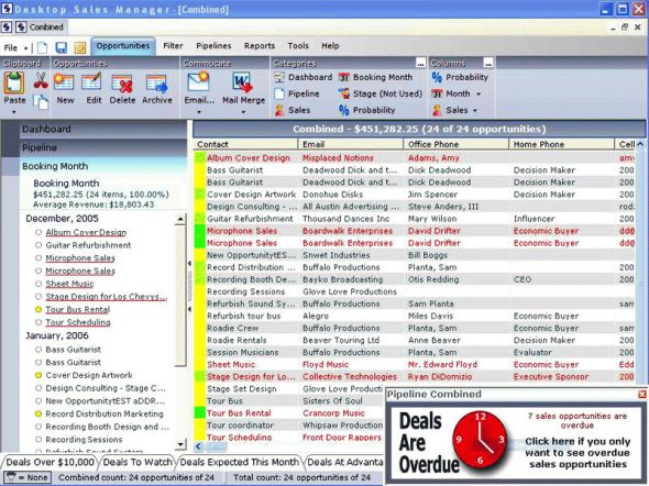 Desktop Sales Manager Screenshot