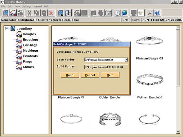 CD Catalog & Website Builder Screenshot
