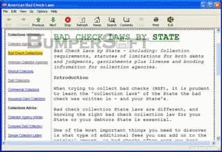 American Bad Check Laws Screenshot