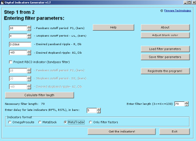 Digital Indicators Generator Screenshot