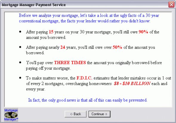 Free Mortgage Calculator Screenshot