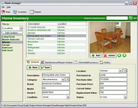 Home Manager 2005 Screenshot