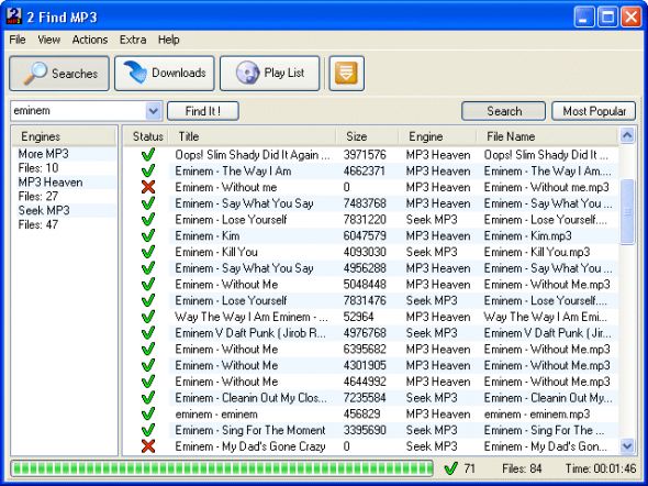 2 Find MP3 Screenshot