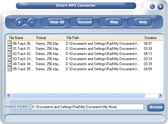 Smart MP3 to WAV Converter Screenshot