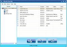 Xilisoft iPod Rip Screenshot
