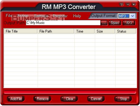 RM MP3 Converter Screenshot
