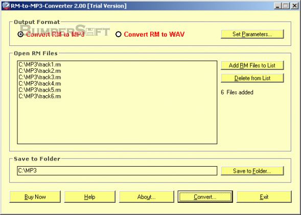 RM-to-MP3-Converter Screenshot