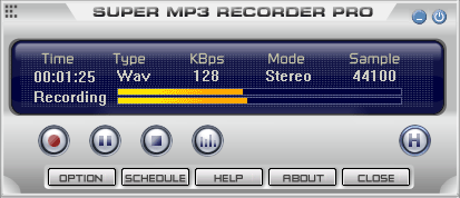 Super Mp3 Recorder Pro Screenshot
