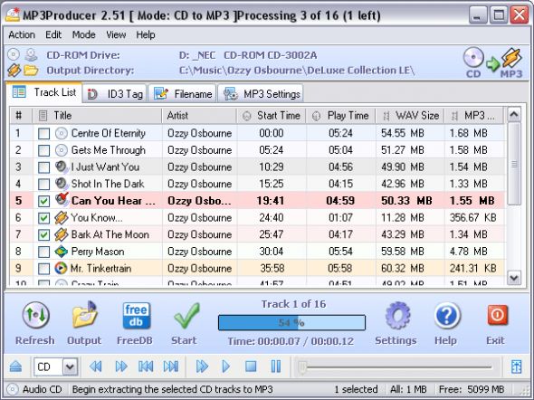 MP3Producer DE Screenshot