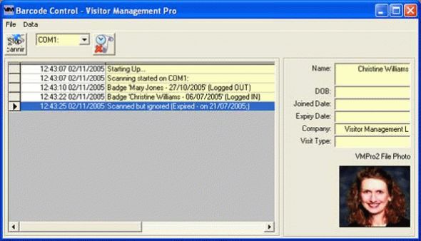 VMI - Visitor Management Pro Starter Kit Screenshot