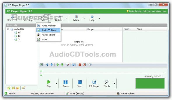 CD Player Ripper Screenshot