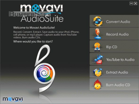 Movavi AudioSuite Screenshot