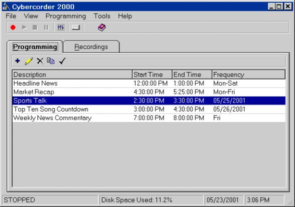 Cybercorder 2000 Screenshot