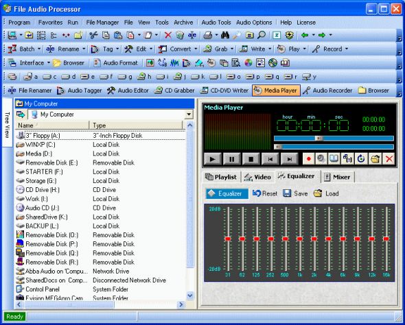 File Audio Processor Screenshot