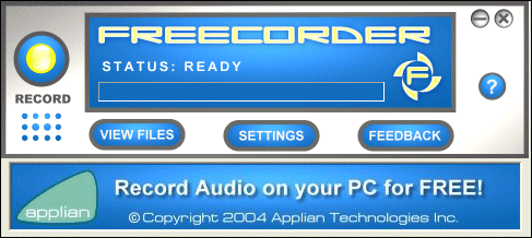 Freecorder Screenshot