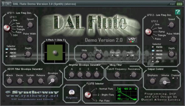 DAL Flute VSTi Screenshot