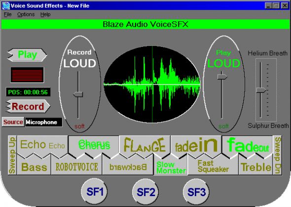 Blaze Audio VoiceSFX Screenshot