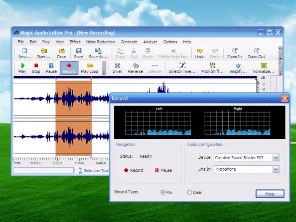 Magic Audio Editor pro Screenshot