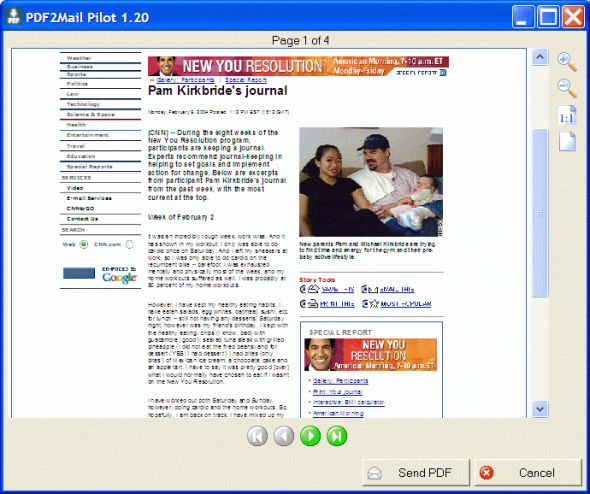 PDF2Mail Pilot Pro Screenshot