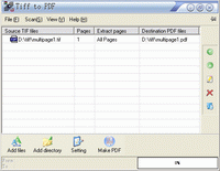 TIFF To PDF COM/SDK Unlimited License Screenshot