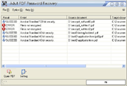PDF Password Recovery Screenshot