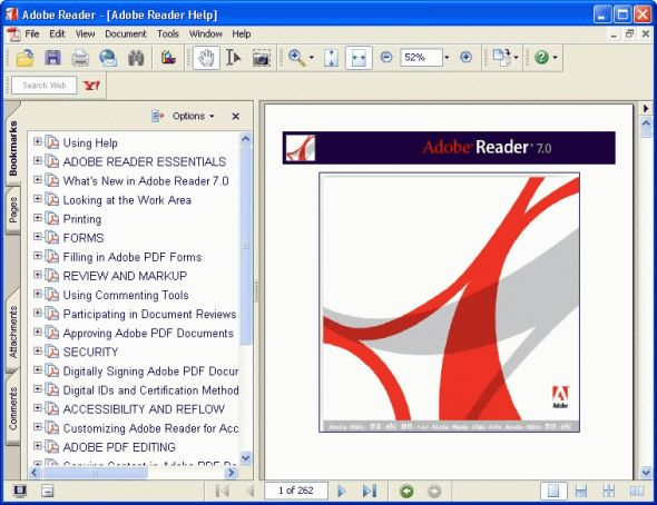 Adobe Reader Screenshot