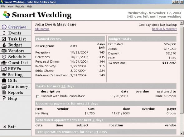 Smart Wedding Screenshot