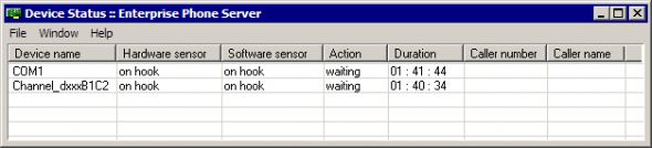 Enterprise Phone Server Screenshot