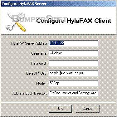 HylaFAX Screenshot