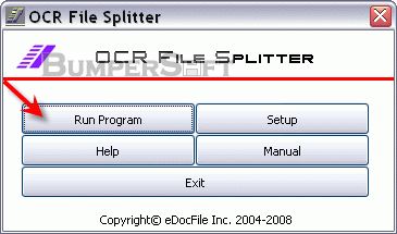 OCR File Splitter Screenshot