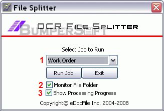 OCR File Splitter Screenshot
