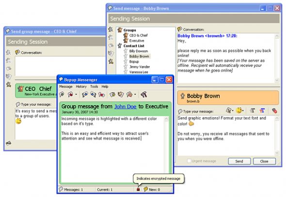 Bopup Messenger Screenshot