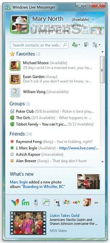 Windows Live Essentials Screenshot