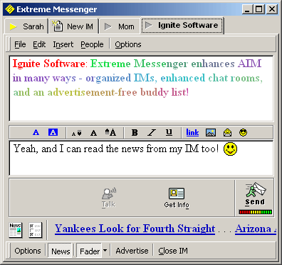 Extreme Messenger for AIM Screenshot