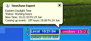 Timezone Expert Gold Screenshot