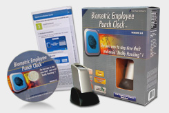 Biometric Employee Punch Clock Screenshot