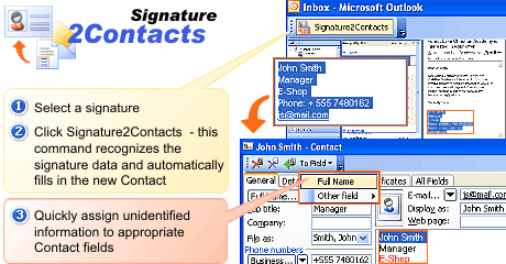 Signature2Contacts for Outlook Screenshot