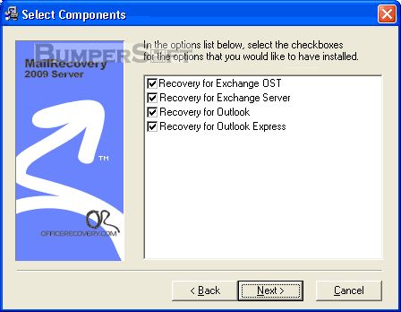MailRecovery Server Screenshot