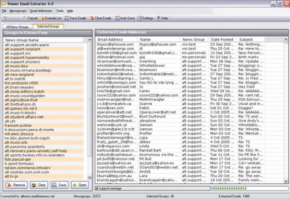 Power Email Extractor .NET Screenshot